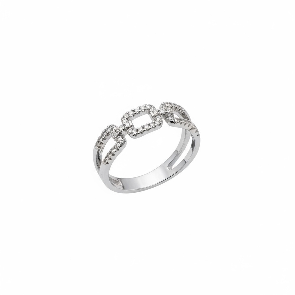 Moissanite solid silver 2.1ct band ring - Picture 3 of 8
